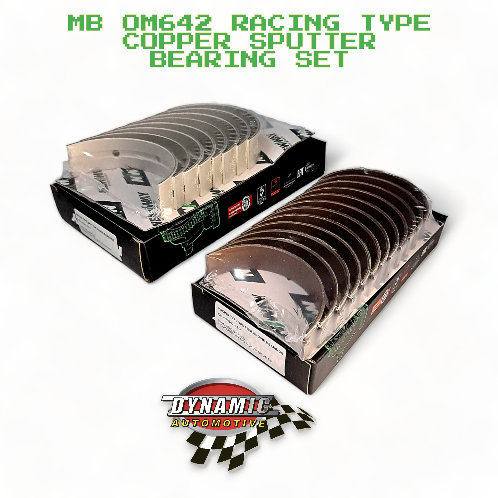 STD SPUTTER MAIN & CON ROD BEARING FOR MERCEDES DODGE FREIGHTLINER