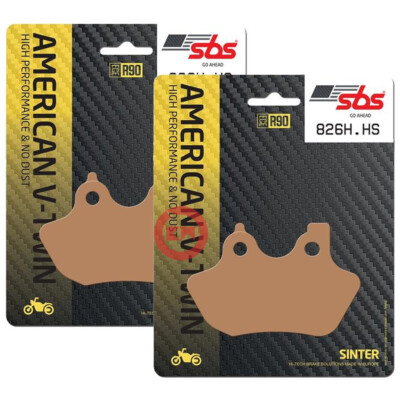 SBS 826HS Set of Front Brake Pads Harley Dyna Super Glide Sport 1450 00-04