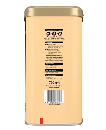 Nescafé Gold Blend Instant Coffee 750g | Premium Freeze-Dried Granules | Rich - Picture 3 of 3