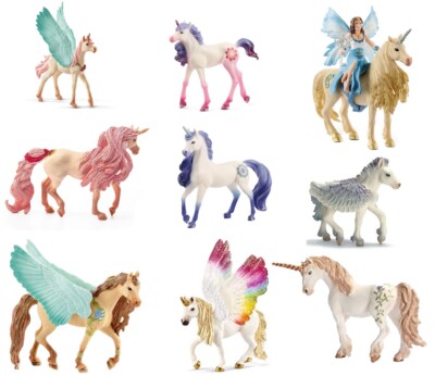Schleich Bayala Elfen Regenbogenelfen  70712 70593 70592 70711 70721 Neu OVP