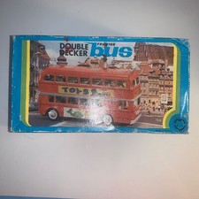 DOUBLE DECKER TIN FRICTION 48 EXPRESS BUS 1980s Ultra Rare With Box S64