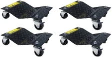 4-Pack Tire Wheel Dolly Vehicle Car Auto Repair Moving Car Auto Repair 6000 lbs