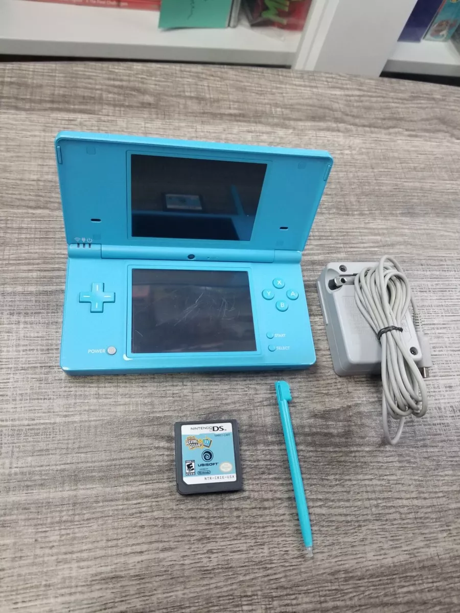 Nintendo DSi XL blue Console With Charger And stylus Works Great