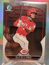 2023 Bowman Chrome Cincinnati Reds Elly De La Cruz Rookie Prospect Base #BCP-65