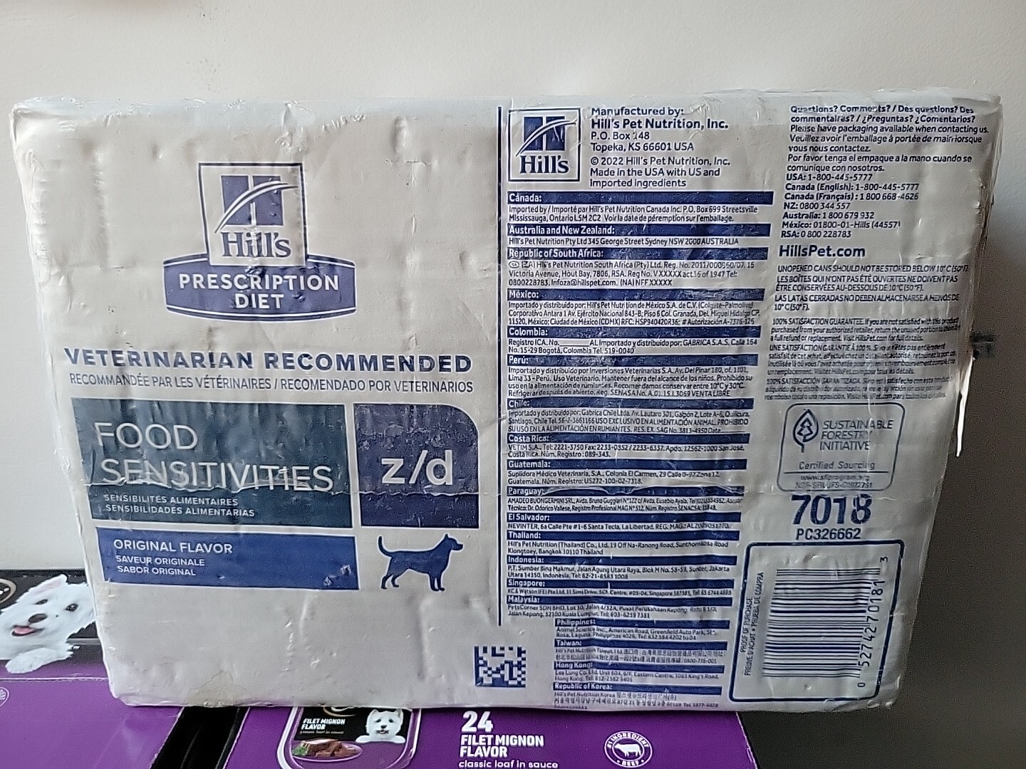 Hills Canine Z/D 12 Cans ORIGINAL FLAVOR eBay