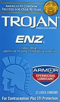 3 Pack - Trojan Enz Spermicidal Condoms, 12 Each on sale 3 Pack - Trojan Enz Spermicidal Condoms, 12 Each on sale