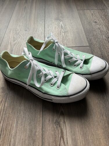 Converse All Stars Size 7 Men’s Mint Green Low Top