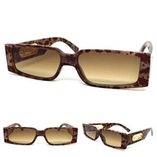 Futuristic Modern Contemporary Retro Party Rave SUN GLASSES Sleek Leopard Frame