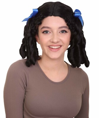 18th Century Colonial Lady Wig | Black Historical Wigs HW-3506