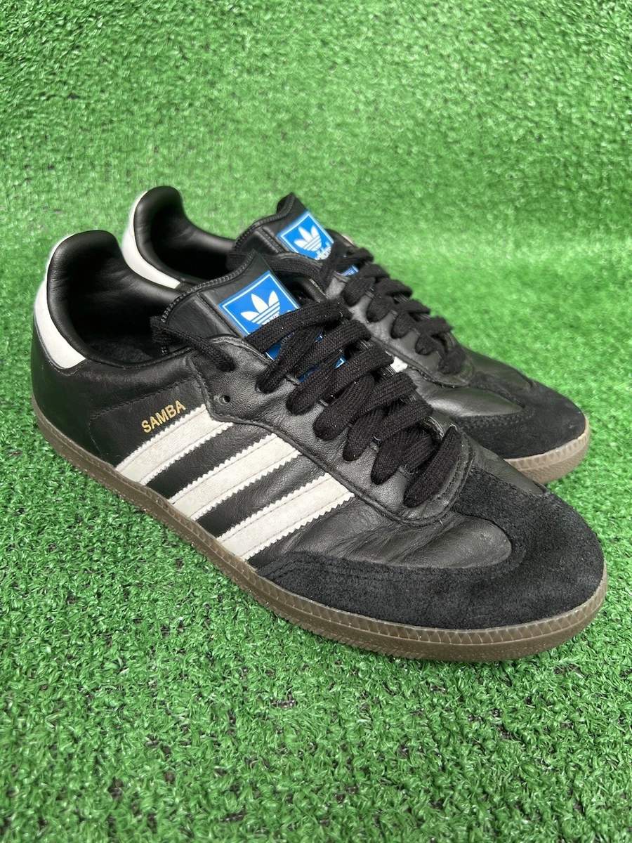 Adidas Samba Core Black Running White Gum BZ0058 Sneaker Mens Size 5.5 Pre-owned