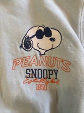 Peanuts Hooded Sweatshirt Snoopy Size Large