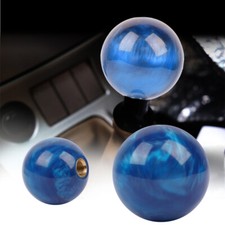 Brand New Universal Jdm Blue Pearl 54mm Round Ball Shift Knob M8 M10 M12