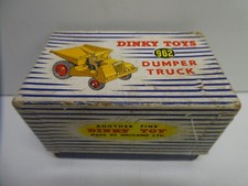 ORIGINAL VINTAGE MATCHBOX DINKY MODEL BOXED DUMPER TRUCK 962