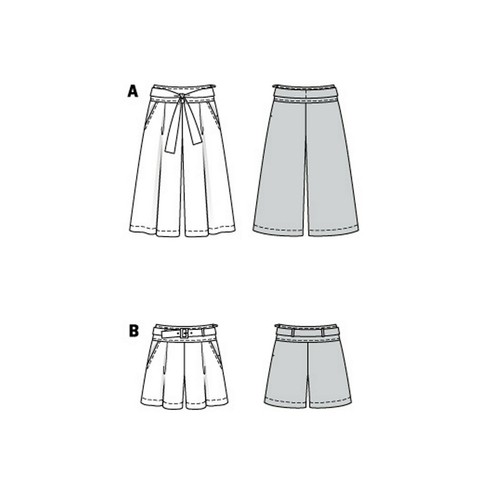 BURDA 6138 MISSES PANTS Sewing Pattern Sizes 8 - 18 Skill: EASY - Picture 6 of 6