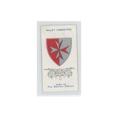 cigarette malta 1910 Wills's Cigarettes Arms of British Empire Malta #27