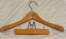 Vintage Fitwell 2 Birnbaum Ltd Wood Hanger For Suit  Pants Made in Germany