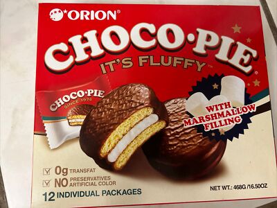 [ORION] Original Choco Pie 1 Box of 12 Packs Korean Snack New