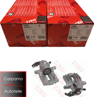 2x TRW Bremssattel Bremszange Audi A3 TT Ibiza Leon Fabia VW Golf 4 5 hinten