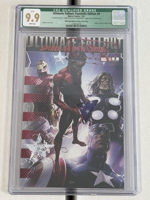 Ultimate Fallout #4 Acetate Facsimile Clayton Crain C2E2 CGC 9.9 Black Flag