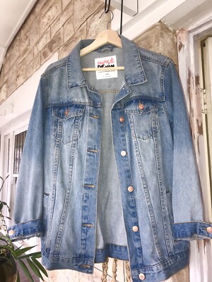 supre black denim jacket