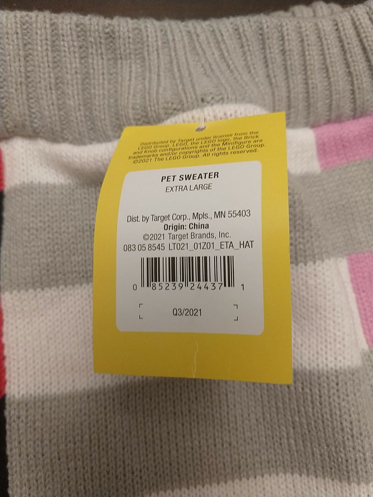 LEGO Collection Target Dog Sweater (Dog Size XLarge) NEW eBay