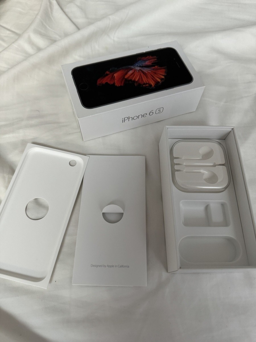 Apple iPhone 6S Space Gray 64GB A1633 Original BOX ONLY No iPhone