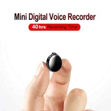 Ciondolo Mini Registratore Vocale Espia 8g Riduce Rumore Attivato Lettore Mp3 - Miniatura 1
