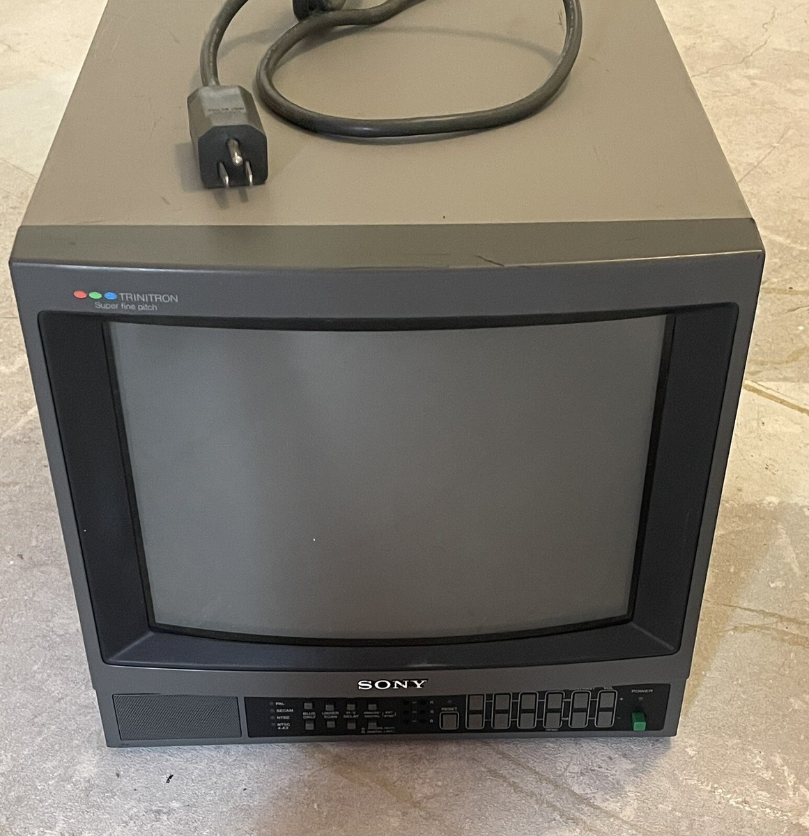 Sony PVM-1342Q Trinitron Color Video Monitor NO SHIPPING LOCAL