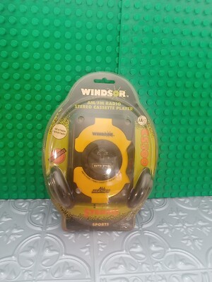 Windsor Am/Fm Radio Stereo Cassette Player CS-500 Weather Resistant Belt Clip