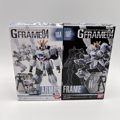Bandai Mobile Suit Gundam G Frame 04 Action Figure Set 10A And 10F