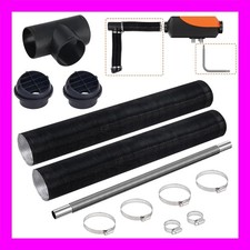 Vevor Diesel Heater Pipe Ducting Set 3 Extendable Air Duct Hose 1 Stainless Vevor Diesel Heater Pipe Ducting Set 3 Extendable Air Duct Hose 1 Stainless