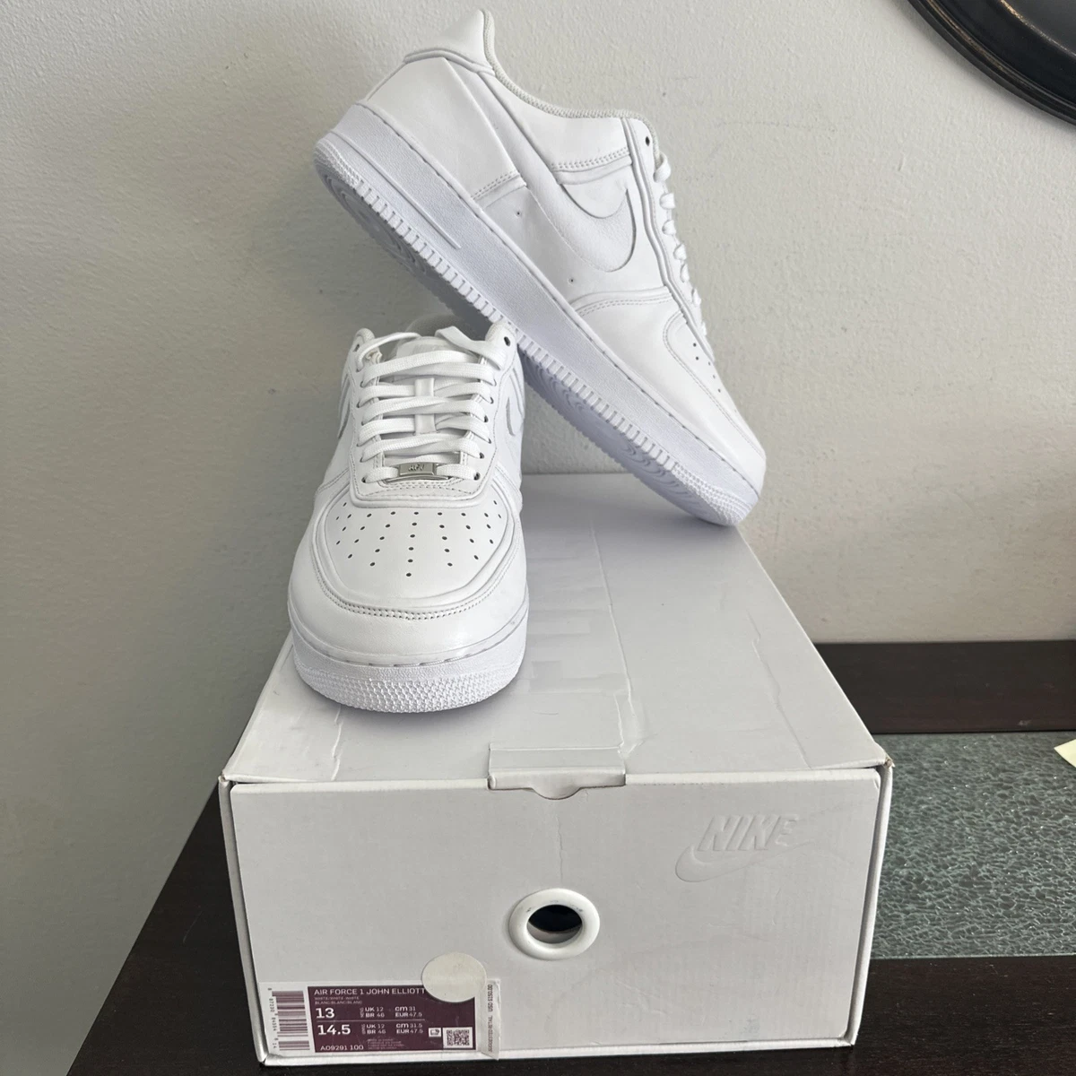 Nike John Elliott x Air Force 1 Low Triple White for Sale
