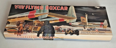 Rare Vintage Aurora Fairchild C-119 Flying Boxcar 1/77 Model Kit SEALED, 1980s