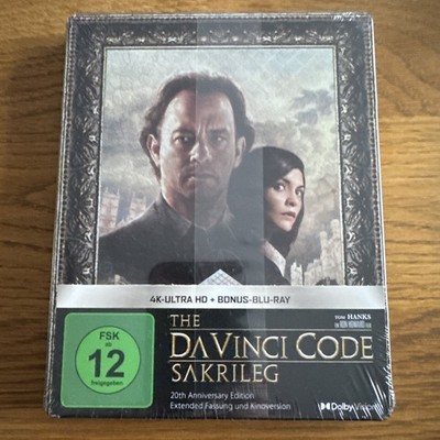 The Da Vinci Code - Sakrileg | Steelbook | 4K Ultra HD UHD + BD | NEU | OVP