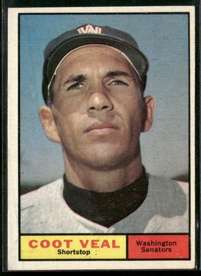 1961 Topps #432 Coot Veal VG/VG-EX