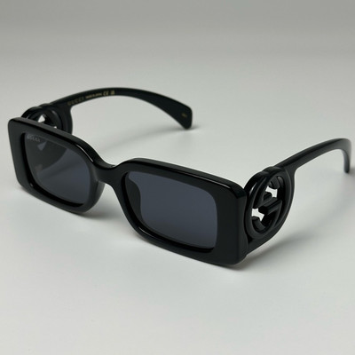 NEW GUCCI GG1325S 001 Black Grey Authentic Women Sunglasses  display picture 1