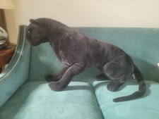Melissa  Doug Giant 36" Black Panther Plush - Smoke Free - EUC - Large Jumbo
