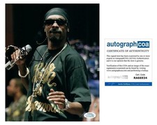 Snoop Dogg Signed Autographed 8x10 Photo Rap Hip-Hop Death Row Records ACOA