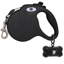 16 ft Retractable Dog Leash for Large Dogs up to 44 lbs,Tangle-Free Nylon Tap...