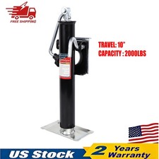 2000lbs Trailer Jack 10 Travel Weld-on Tongue Jack For Rv Boat Utility Trailer 2000lbs Trailer Jack 10 Travel Weld-on Tongue Jack For Rv Boat Utility Trailer