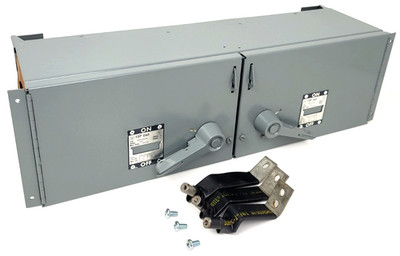 FDPT3633R Westinghouse 100A 600V Twin Panel Mount Switch - Fresh Powder Coat