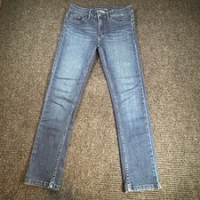 Calvin Klein Jeans Womens Slim Boyfriend Dark Wash Denim Blue Jeans Size 2