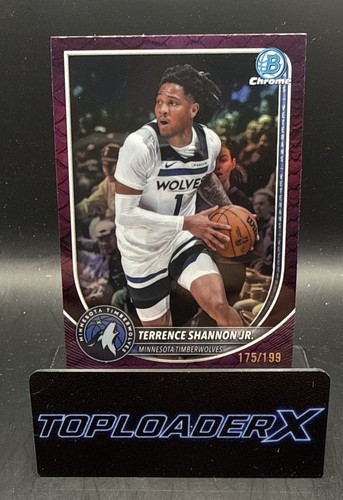 Terrence Shannon Jr. – 2025-26 Bowman Basketball · Base Cards I Chrome Variation #BCV-105 Terrence Shannon Jr.