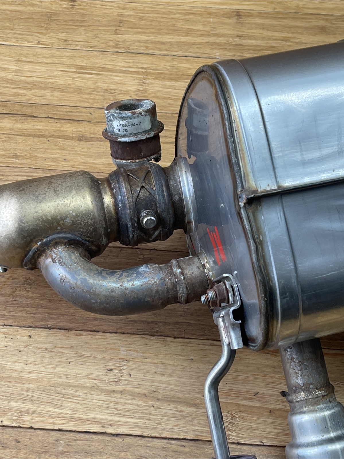 2015-2018 Ferrari California T Rear Right Exhaust Muffler Silencer OEM *NOTE*