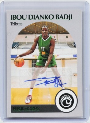 2021 Chronicles Draft  #HR-IDB Ibou Dianko Badji Hoops Retro Autographs Red #/99