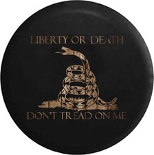 Spare Tire Cover Liberty Or Death Dont Tread On Me Snake Fits Jeep Camper Rv Spare Tire Cover Liberty Or Death Dont Tread On Me Snake Fits Jeep Camper Rv