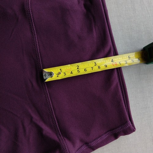 1X Zenana Brushed Microfiber Full Length Leggings eggplant purple buttery soft - Picture 8 of 12