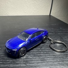 Cadillac CT5 V Blackwing Blue Keychain 1:64 Diecast Hot Wheels Matchbox Gift