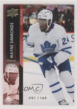 2021-22 Upper Deck Series 2 UD Exclusives 92/100 Wayne Simmonds #421 2vh