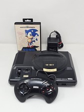 Sega Mega Drive 1 Console Bundle Controller Cables Sonic Hedgehog CIB Tested PAL